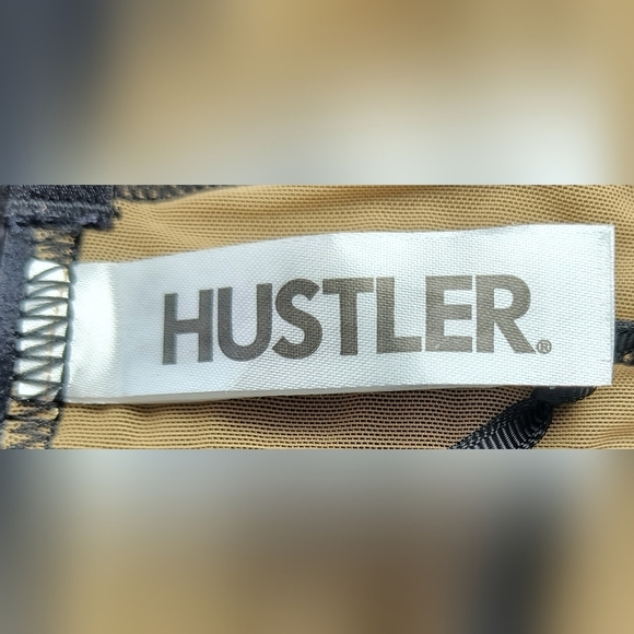 Hustler Willa Hollywood Black & Tan Balconette Bra with Sheer Mesh, 34D NWT - Picture 6 of 9